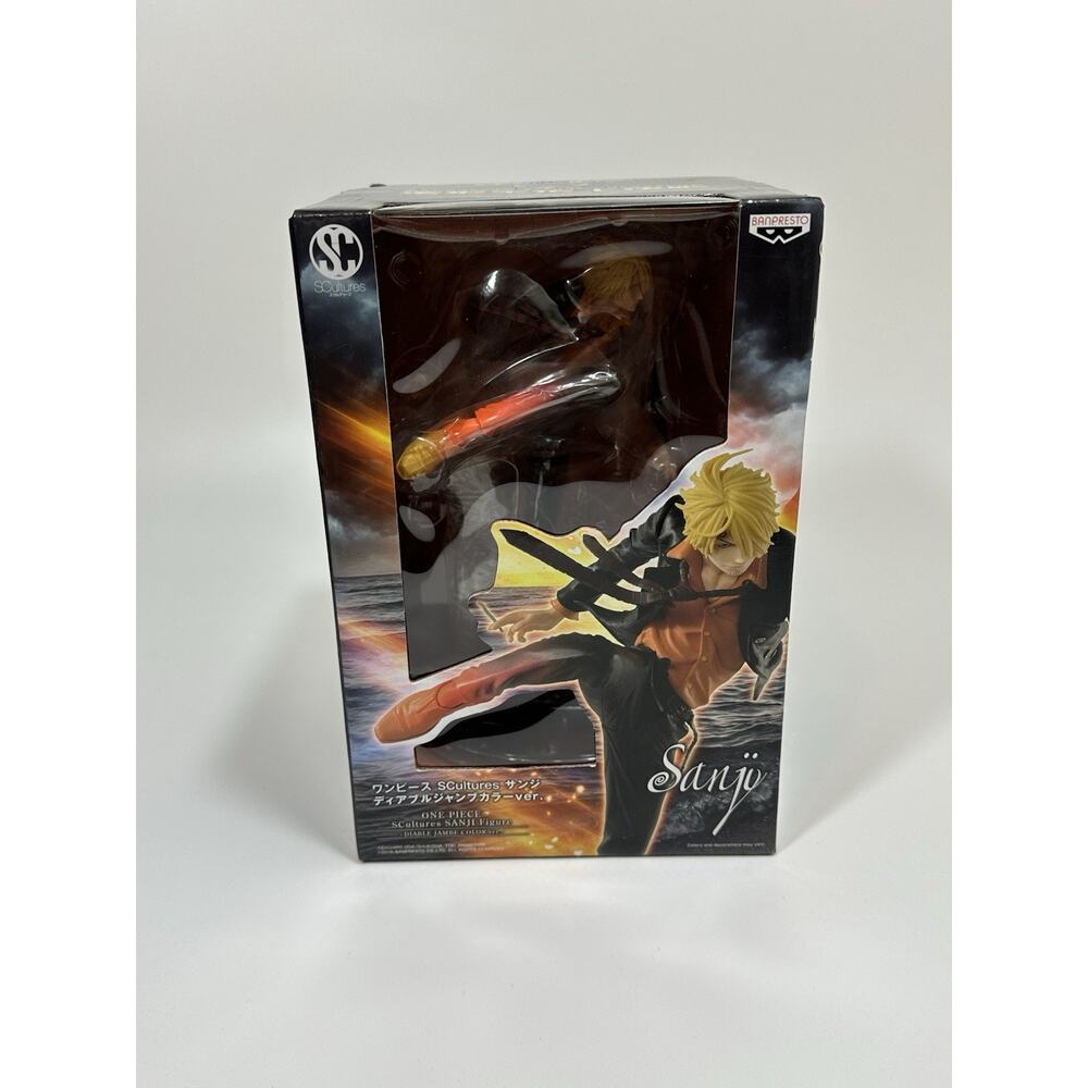 One Piece Brand New Banpresto Figure Scultures Sanji Diable Jambe Sealed NIB